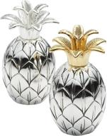 godinger pineapple salt and pepper shaker set logo