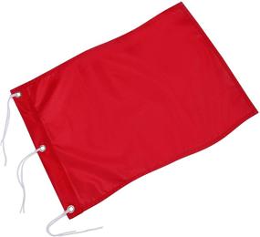 img 4 attached to 🏌️ Grommeted Golf Flag with Securing Strings - 20" L x 13" H - Yard Putting Green Flags - 420D Nylon Pin Flags