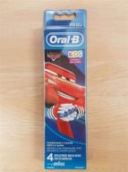 oral-b stages power replacement toothbrush heads disney cars - 4-pack, varying packaging logo