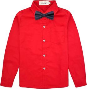 img 3 attached to 👕 Aimehonpe FullBlack XX Large Button Clothes: Boys' Clothing with Style and Comfort