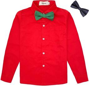 img 4 attached to 👕 Aimehonpe FullBlack XX Large Button Clothes: Boys' Clothing with Style and Comfort