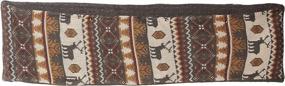 img 2 attached to Luks Mens Eternity Scarf Brown