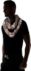 img 1 attached to Luks Mens Eternity Scarf Brown
