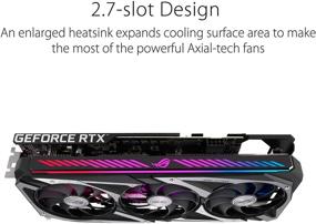 img 2 attached to 💻 ASUS ROG Strix GeForce RTX 3060 OC Edition Gaming Graphics Card - 12GB GDDR6, PCIe 4.0, HDMI 2.1, DisplayPort 1.4a, Axial-tech Fan Design, 2.7-Slot, Super Alloy Power II, GPU Tweak II