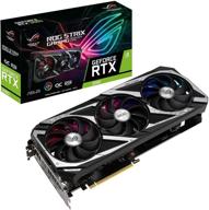 💻 asus rog strix geforce rtx 3060 oc edition gaming graphics card - 12gb gddr6, pcie 4.0, hdmi 2.1, displayport 1.4a, axial-tech fan design, 2.7-slot, super alloy power ii, gpu tweak ii logo