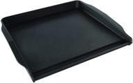 nordic ware stovetop backsplash griddle in sleek black: a perfect kitchen companion logo