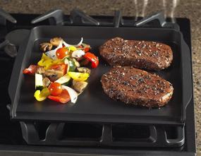img 2 attached to Nordic Ware Stovetop Backsplash Griddle in Sleek Black: A Perfect Kitchen Companion