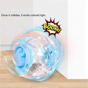 img 3 attached to 🐹 Fouua Transparent Mini Hamster Ball - Silent Running Exercise Activity Toy for Small Animals, including Dogs - Ideal Cage Accessory for Pet Entertainment