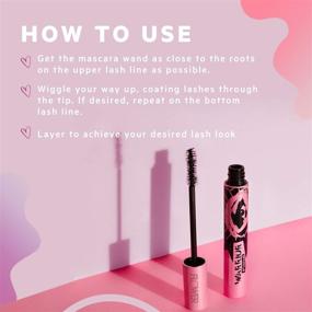 img 2 attached to FLOWER BEAUTY Warrior Princess Mascara - Clump-Free Volume, Extra Length and Definition, Vegan Formula (Royal Black)