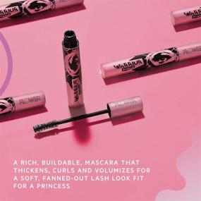 img 3 attached to FLOWER BEAUTY Warrior Princess Mascara - Clump-Free Volume, Extra Length and Definition, Vegan Formula (Royal Black)