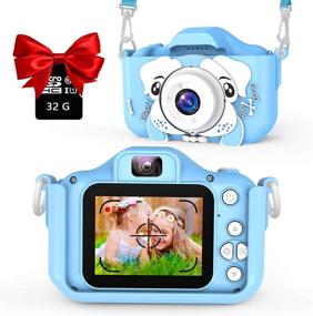 img 4 attached to AOGELI Kids Camera: 20.0MP HD Dual Camera for Girls and Boys, 2.0 Inch IPS Screen, 32GB Memory Card - Perfect for Children aged 3-12