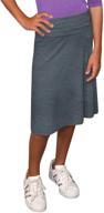 👗 stylish girls' skirts & skorts with adjustable foldover waistband — kosher casual logo