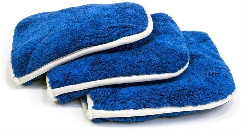 Plush Red Microfiber Towels (Pack of 3), Proje Premium Car Care