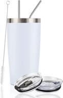 🥤 premium stainless steel insulated travel tumbler: double wall construction for maximum temperature retention logo