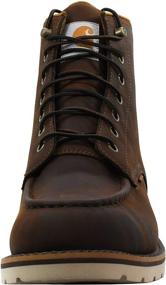 img 3 attached to Carhartt CMW6175 6 Inch Waterproof Wedge Men's Shoes for Work & Safety