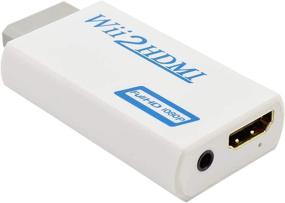 img 4 attached to 🎮 Wii to HDMI Converter for Full HD Devices - Vergissm Wii HDMI Adapter with 3.5mm Audio Jack | 1080p/720p HDMI Output | Compatible with All Wii Display Modes