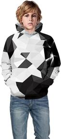 img 1 attached to NEWCOSPLAY Realistic Digital Sweatshirt Baseball Boys' Clothing : Fashion Hoodies & Sweatshirts