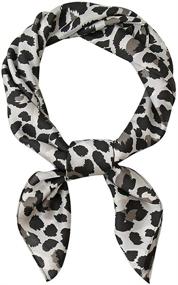 img 1 attached to EVQ Leopard Print Square Scarves