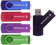 флеш-накопитель simmax с дизайном вращения памяти логотип