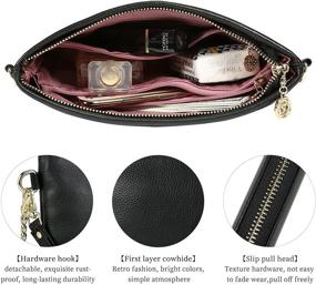 img 1 attached to 👜 WILD WORLD Women's Fashion Leather Wristlet Handbags & Wallets