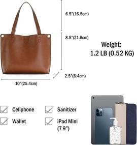 img 2 attached to Women's Scarleton Small Reversible Crossbody H184220192501 Handbags, Wallets, and Totes