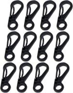 metal spring wiregate hook mini carabiner clips with keychain backpack clasps and eye hole - bytiyar логотип