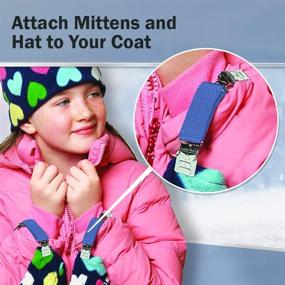 img 3 attached to 🧣 Securely Fasten and Keep Track of Your Toddler's Mittens and Hat with our Hold’Em Mitten & Hat Clip Set