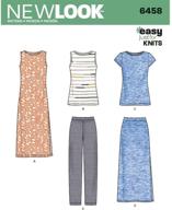 📐 6458 new look patterns easy knit separates for misses (size 10-22) logo