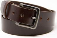 👔 high-quality chestnut men's leather belt - essential men's accessories and belts logo