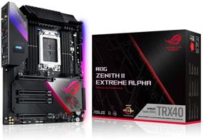 img 4 attached to 🎮 ASUS ROG Zenith II Extreme Alpha TRX40 Гейминговая материнская плата AMD 3-его поколения Ryzen Threadripper sTRX4 EATX с 16 инфинионовскими напряжениями, PCIe 4.0 и Wi-Fi 6.