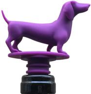 🌭 dachshund wine accessory: wiener dog wine stopper - silicone, reusable & perfect gift! logo