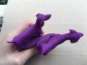 img 2 attached to 🌭 Dachshund Wine Accessory: Wiener Dog Wine Stopper - Silicone, Reusable & Perfect Gift!