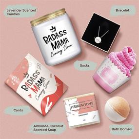img 3 attached to Ultimate Care Package for New Moms: 6PCS Pregnancy Gifts, Self Care & Spa Set - Perfect for First Time Moms, with Funny Twist for Mother's Day