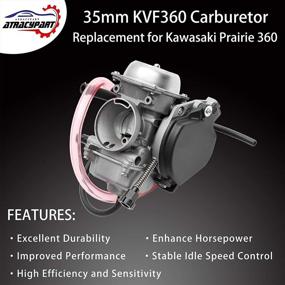 img 3 attached to 🔧 Высококачественная замена карбюратора 35 мм для Kawasaki Prairie 360 KVF360 серии 2003-2007 гг. - модель №15003-1686