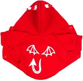 img 1 attached to POPETPOP Halloween Costume Devil Hoodie