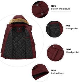 img 1 attached to Wantdo Womens Thickened Removable X Large Women's Clothing for Coats, Jackets & Vests