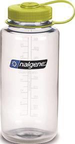 img 1 attached to 💧 Nalgene 32-Ounce Wide Mouth, Clear Green: The Ideal Bottle for Hydration on-the-go