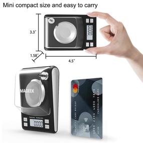 img 1 attached to 📏 High-Precision Milligram Scale: Maxus Reloading Scale 50g x 0.001g for Accurate Measurements - Includes Calibration Weights, Tweezer, Trays, 6 Unit Conversion, and Bright LCD Display (Battery Included)