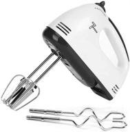 🍰 efficient 7-speed handheld electric mixer for whipping & mixing - includes 4 stainless steel attachments for cookies, brownies, cakes логотип