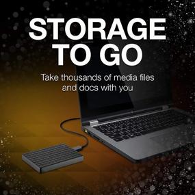 img 2 attached to Seagate Expansion Portable 2TB Внешний жесткий диск HDD – USB 3.0 для ПК и ноутбука (STEA2000400), черный - Эффективное решение для хранения на вашем компьютере.