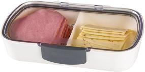 img 3 attached to Optimized Prepworks Split Deli ProKeeper: Airtight Food Storage Container