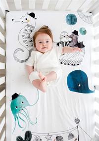 img 2 attached to 🛏️ Rookie Humans Cotton Sateen Fitted Kids' Home Store: Nursery Bedding Bliss