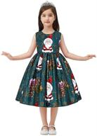 👗 cichic girls christmas dresses: festive halloween & christmas party dress for 2-9 years toddler girls logo