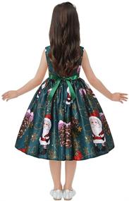 img 3 attached to 👗 Cichic Girls Christmas Dresses: Festive Halloween & Christmas Party Dress for 2-9 Years Toddler Girls