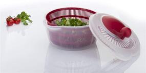 img 1 attached to 🥗 Efficient and Convenient Vegetable and Salad Spinner with Pouring Spout - Westmark Germany (Red/Clear)