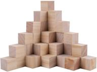 🔲 tosnail 150 pack 1" unfinished wooden cubes | ideal for crafts making and diy projects logo