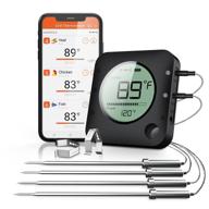 wireless thermometer bluetooth grilling stainless logo