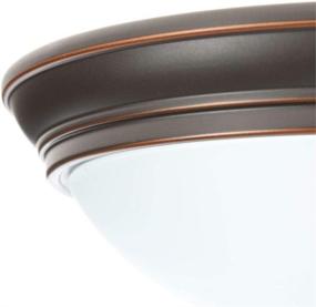 img 1 attached to Enhanced Efficiency: Introducing the New Commercial 🌟 Electric Oil Rubbed Bronze LED Energy Star Flushmount 697388