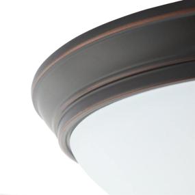 img 2 attached to Enhanced Efficiency: Introducing the New Commercial 🌟 Electric Oil Rubbed Bronze LED Energy Star Flushmount 697388