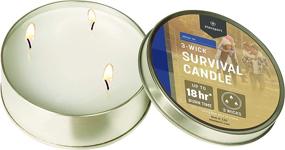 img 3 attached to 🕯️ Stansport 18-Hour Survival Candle with Triple Wicks